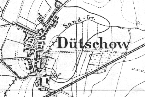 Map of Dütschow
