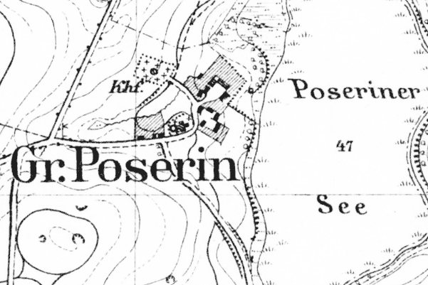 Map of Groß Poserin