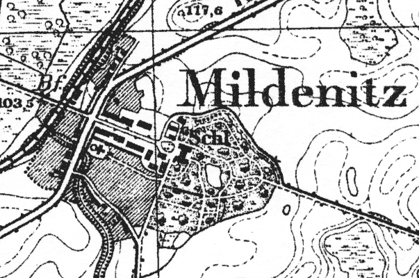 Map of Mildenitz