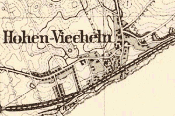Map of Hohen Viecheln