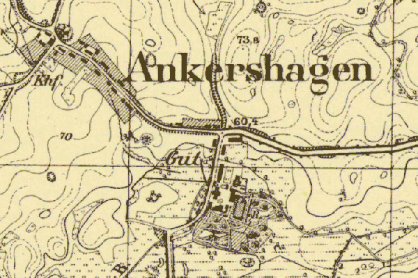 Map of Ankershagen