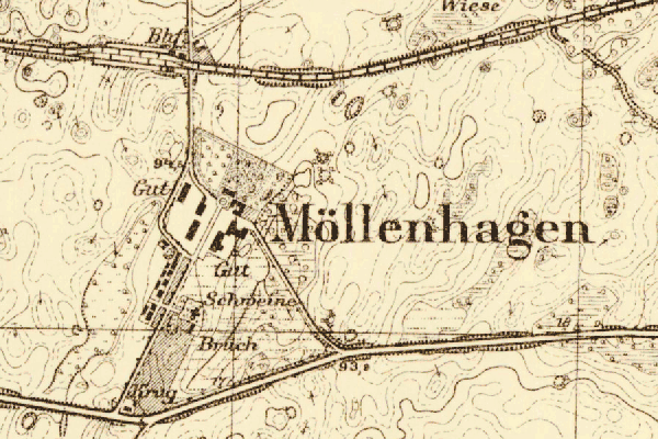 Map of Möllenhagen