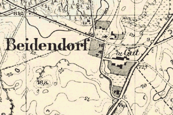 Map of Beidendorf