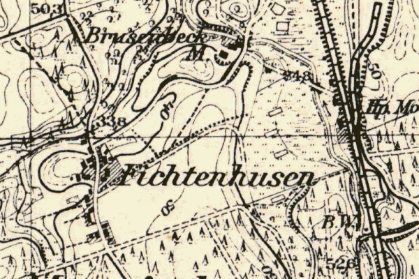 Map of Fichtenhusen