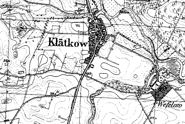 Map of Klätkow