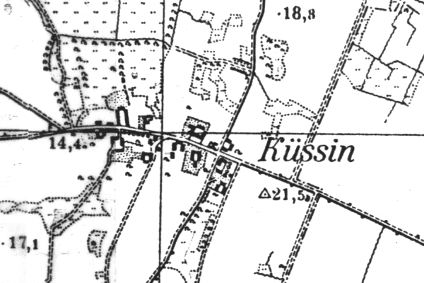 Map of Küssin
