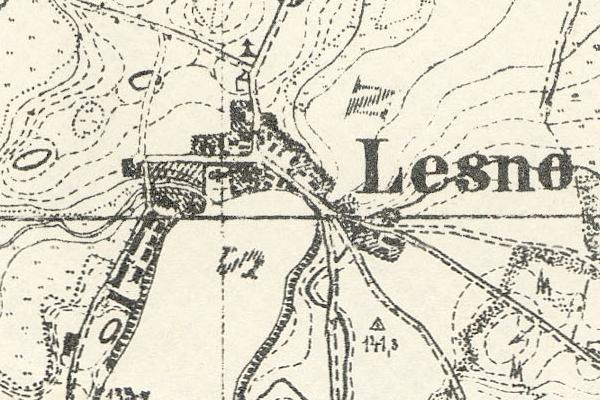 Map of Lesno