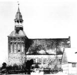 Gützlaffshagen Church with pre-1913 steeple