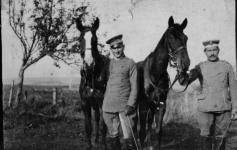 Berthold Blank and Comrade in Ulanen