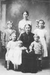 Ida Augustin Lueloff with Children and Ettamay Neuman