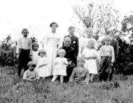 Fredericke (Thies) Augustin Miller with Grandchildren