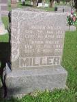 Joachim and Sophia Miller Grave Marker