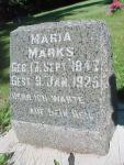 Maria Marks Grave Marker