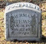 Herman Tews Grave Marker
