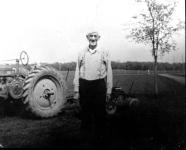 Art Neuman with Tractor