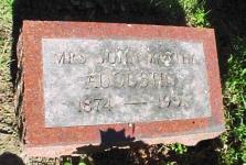 Martha Augustin Grave marker