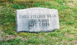 Emma Stecker Wilck Grave