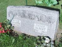 Amanda & Albert Augustin Grave Marker