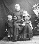Maria Strnadt Kolbe with Grandsons Rudolf and Richard
